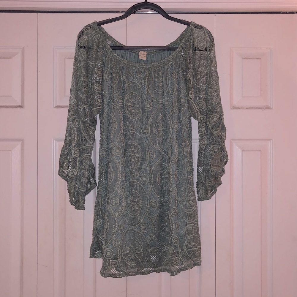 Lildy Lace Tunic/Dress Off-the-shoulder N W/O Tags